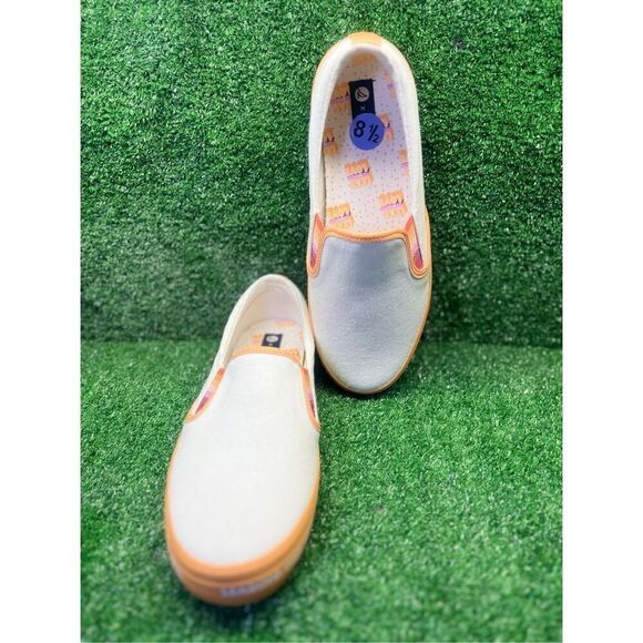 Sperry Womens Crest TG Pride Ivory Slip-On Sneakers Size 8.5W STS88747 - Picture 6 of 10